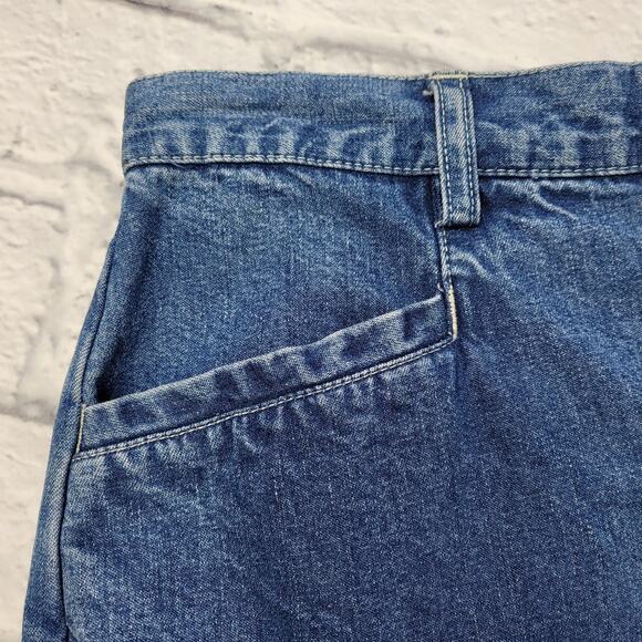 Eddie Bauer Button Front Denim Pencil Skirt size 10 - Picture 4 of 8